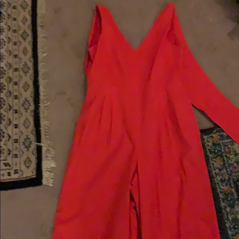 Red JCrew Jumpsuit